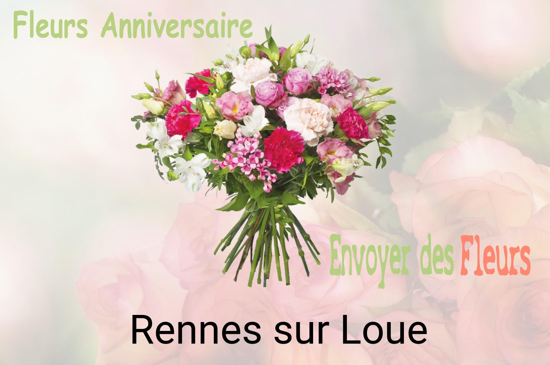 Bouquet de fleurs d’anniversaire livré à Rennes-sur-Loue